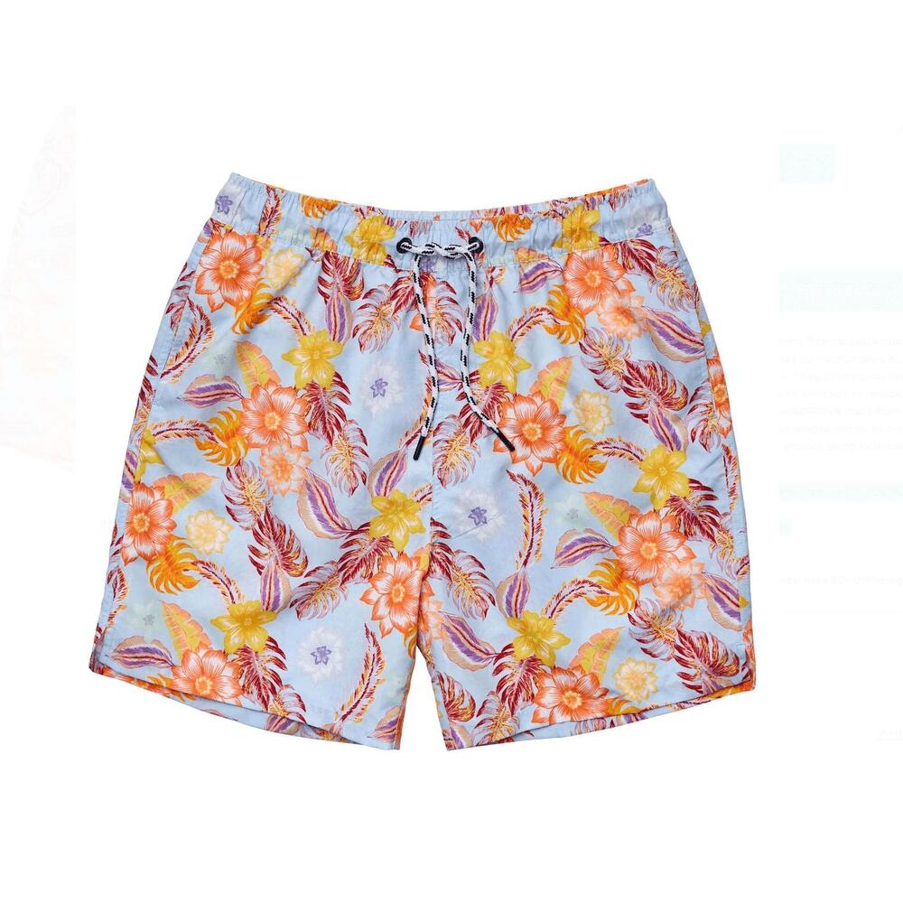 NEW SNAPPER ROCK mens' sustainable board shorts in boho tropical